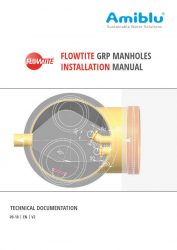 1809 Flowtite GRP Manhole Installation Manual Cover 177x250