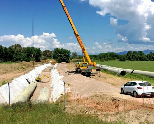 Flowtite GRP irrigation pipes Toledo Spain 1